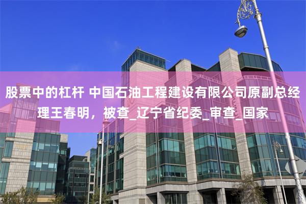 股票中的杠杆 中国石油工程建设有限公司原副总经理王春明，被查_辽宁省纪委_审查_国家