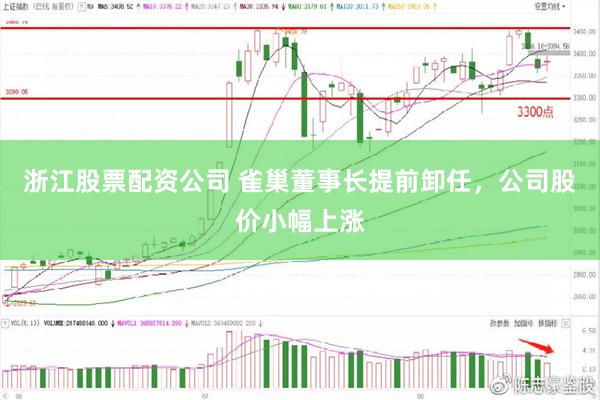 浙江股票配资公司 雀巢董事长提前卸任，公司股价小幅上涨