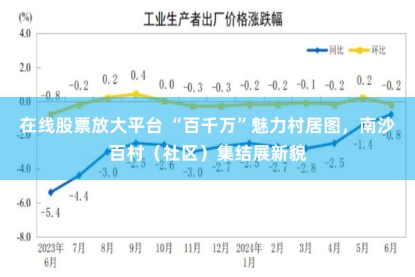 在线股票放大平台 “百千万”魅力村居图，南沙百村（社区）集结展新貌