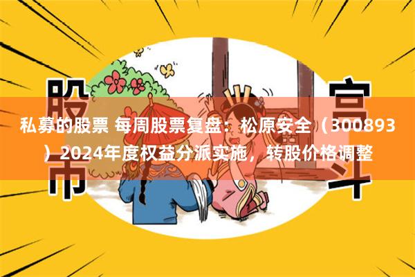 私募的股票 每周股票复盘：松原安全（300893）2024年度权益分派实施，转股价格调整
