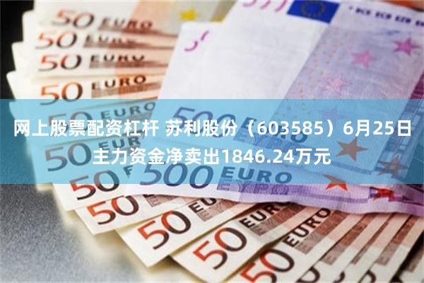 网上股票配资杠杆 苏利股份（603585）6月25日主力资金净卖出1846.24万元