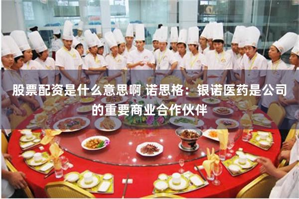 股票配资是什么意思啊 诺思格：银诺医药是公司的重要商业合作伙伴