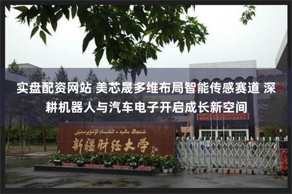 实盘配资网站 美芯晟多维布局智能传感赛道 深耕机器人与汽车电子开启成长新空间