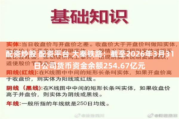 配资炒股 配资平台 大秦铁路：截至2026年3月31日公司货币资金余额254.67亿元