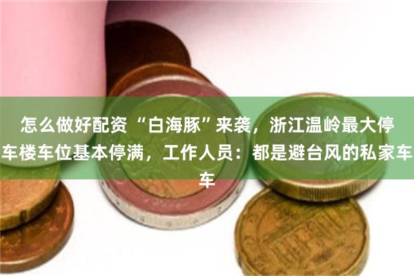 怎么做好配资 “白海豚”来袭,浙江温岭最大停车楼车位基本停满,工作人员:都是避台风的私家车