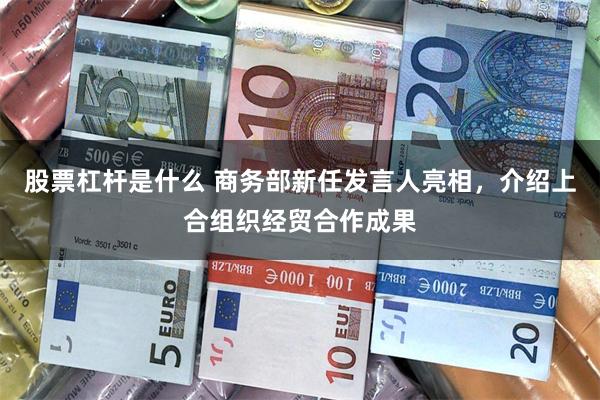 股票杠杆是什么 商务部新任发言人亮相，介绍上合组织经贸合作成果