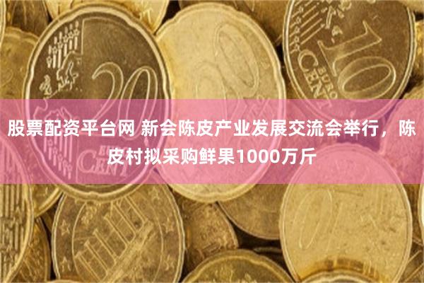 股票配资平台网 新会陈皮产业发展交流会举行,陈皮村拟采购鲜果1000万斤